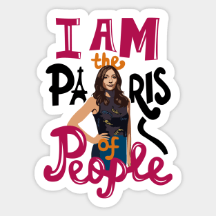 I Am the Paris of People Sticker